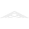 Ekena Millwork Pitch Preston Architectural Grade PVC Gable Pediment, 48"W x 12"H x 1"P (6/12) GPP048X012X100PRE - alternate 5